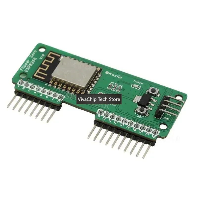 VivaCTFlipper Zero ESP8266 Deauther Module-WiFi Pen Test Tool With V2 Firmware NodeMCU Compatible Wireless Security Scanner Pack