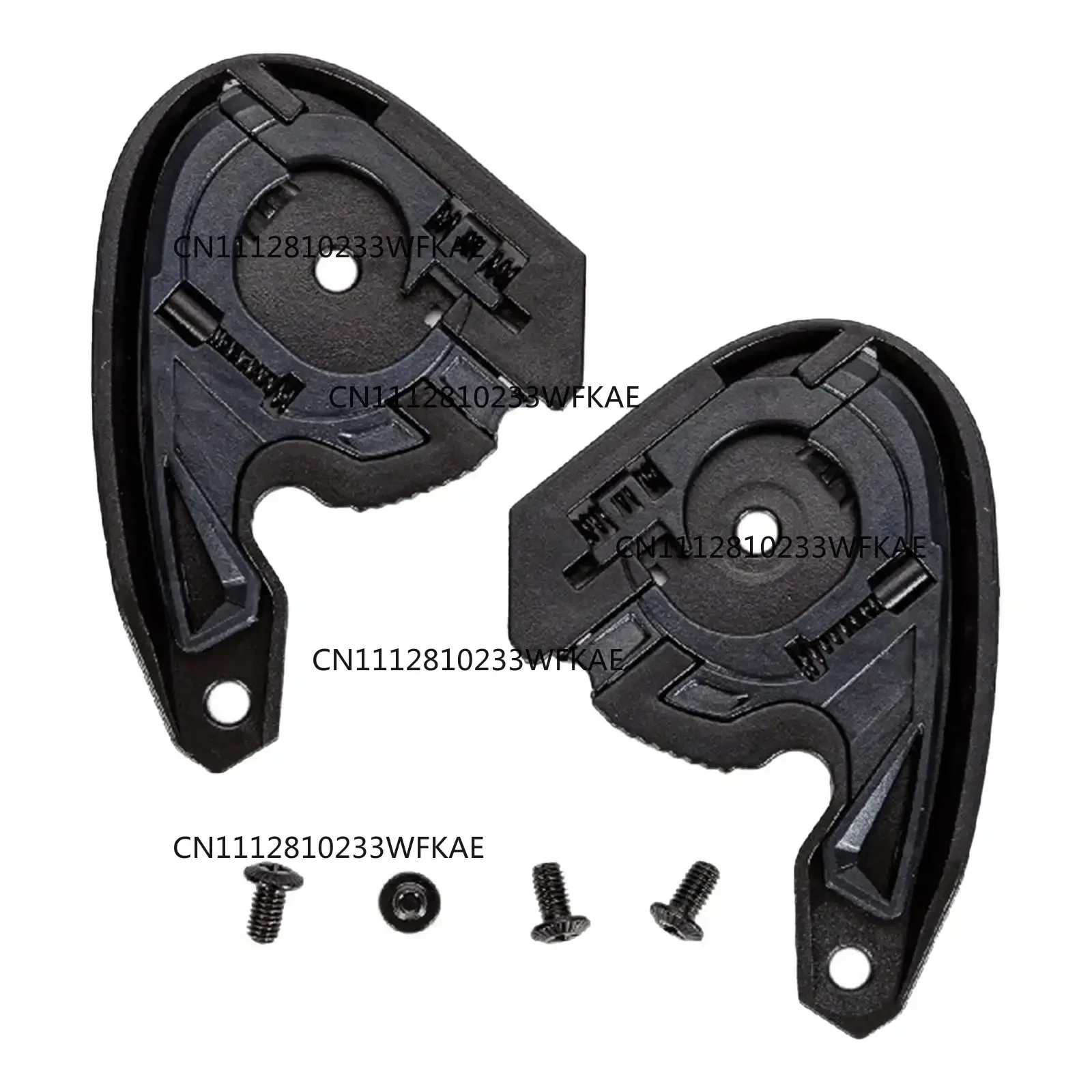 Helmet Base Plate Repair Accessory Easy Installation Black PC for Motorcycle Open Face Helmet SHAFT SM523