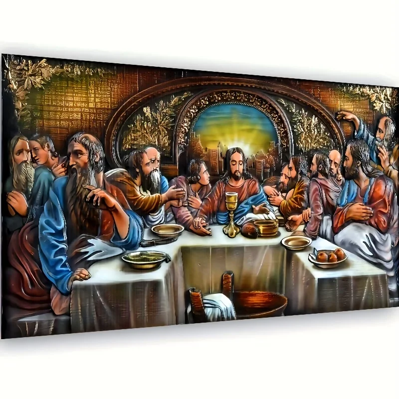 Lagre Size Famous Jesus Last S - Embroidery Jesus ulasan dan harga