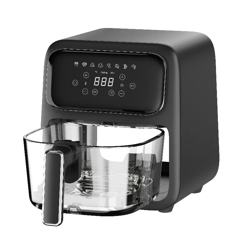 4L Capacity Visible And Convenient Electric Air Fryer Top Quality Space-saving Air Fryers Multifuncional With
