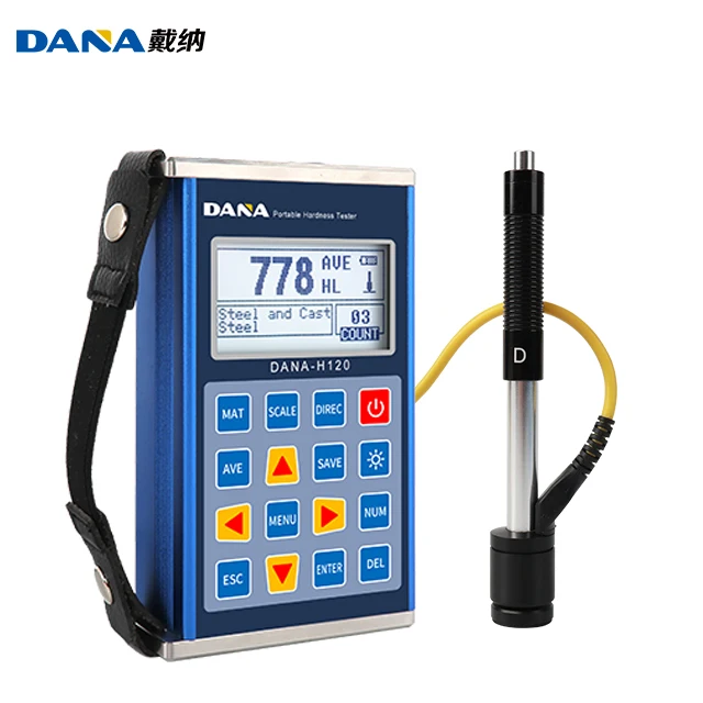 DANA H120 Digital Metal Hardness Tester Machine Portable Leeb Hardness Tester industrial metal detectors