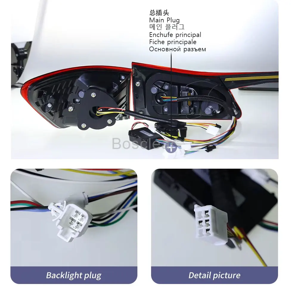 Car TailLamp For Lexus IS Taillight 2006-2012 IS250 IS350 ISF IS300 IS220d Upgrade Dynamic Turn Signal Car LED TailLamp Assembly - view 3