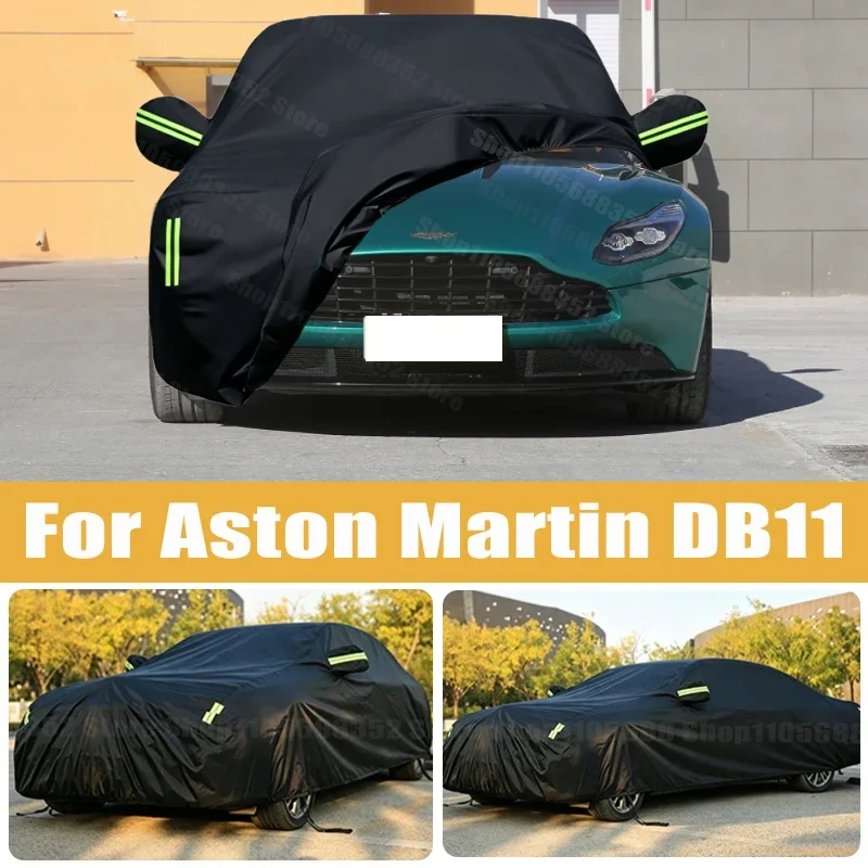 Car Cover Outdoor Protection Full Exterior Snow Cover Sunshade Dustproof Protection Cover Universal For Aston Martin DB11