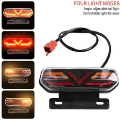 Luces traseras de motocicleta de 12V, luz LED de freno de motocicleta, luz trasera ATV, señal de giro de parada de motocicleta, indicador de dirección intermitente