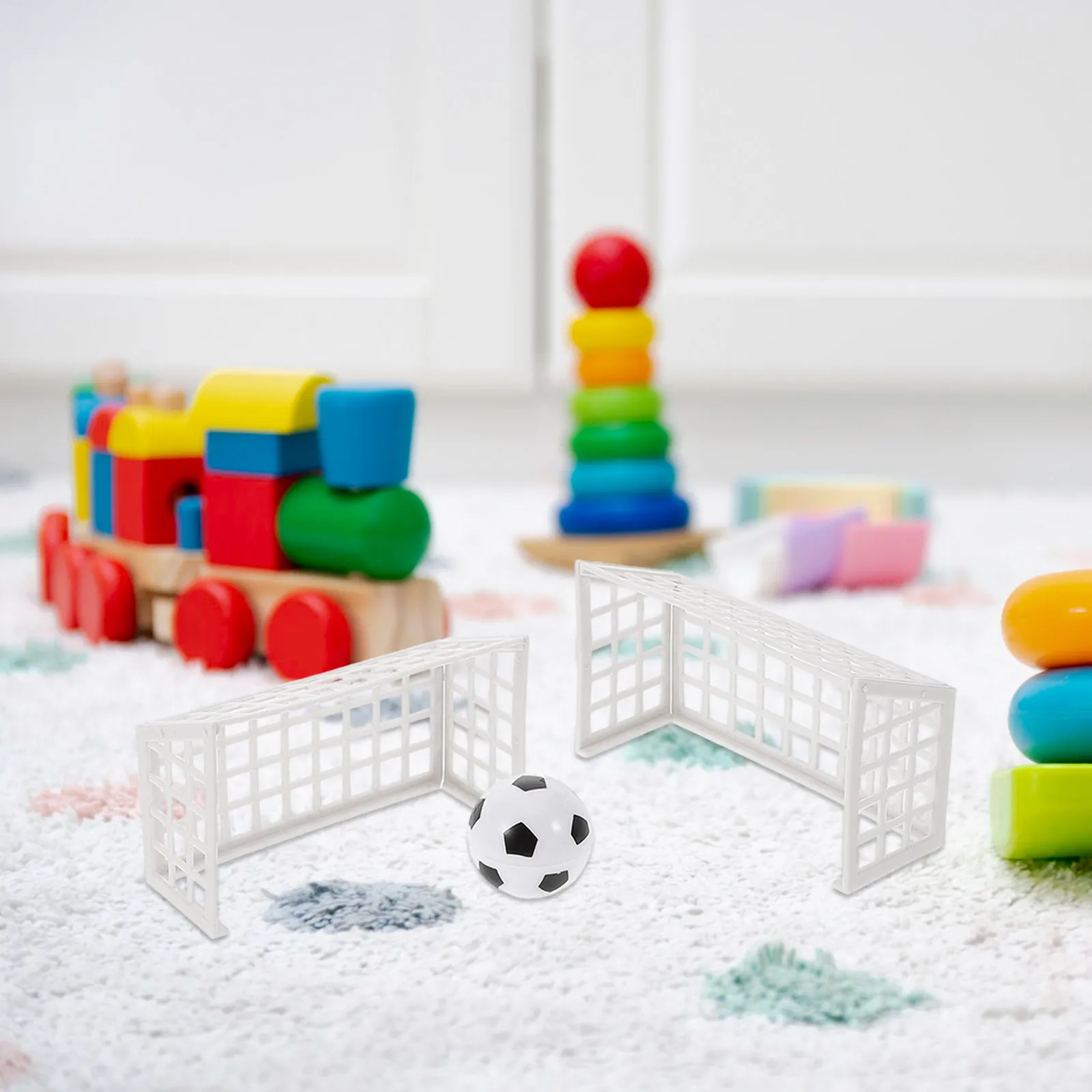 

10Pcs Table Soccer Foosball Balls Mini Replacement Lightweight Design Indoor Outdoor Family Party Favors Tabletop Game