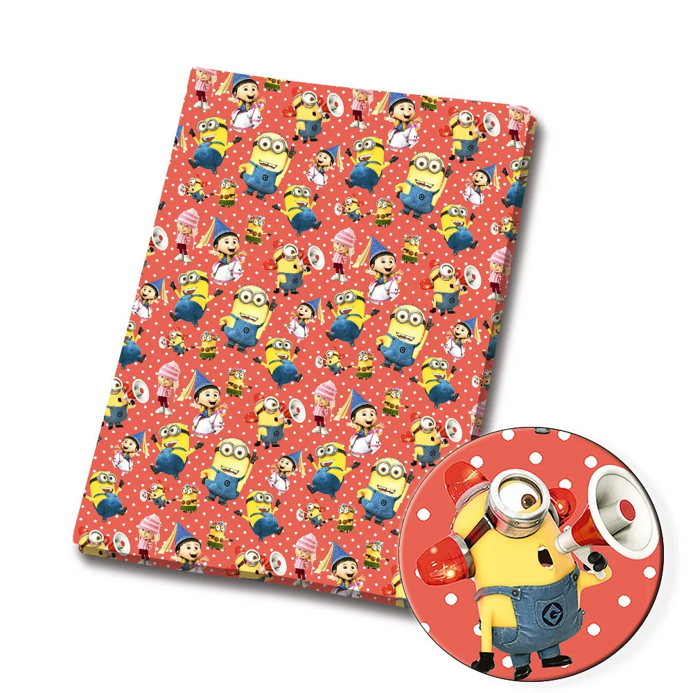 BEAST KINGDOM minions Cartoon cotton fabric Patchwork Tissue Kid Home Textile Sewing Doll Dress Curtain Polyester cotton Fabric