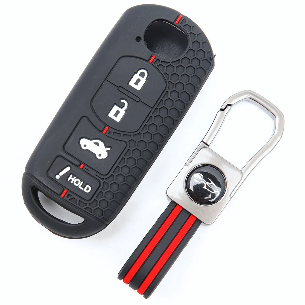 For Mazda 3 6 CX 30 MX 30 CX 5 CX 8 CX 9 Full Coverage Silicone Key Shell Lanyard Key Ring Precise Fit Stylish Durable