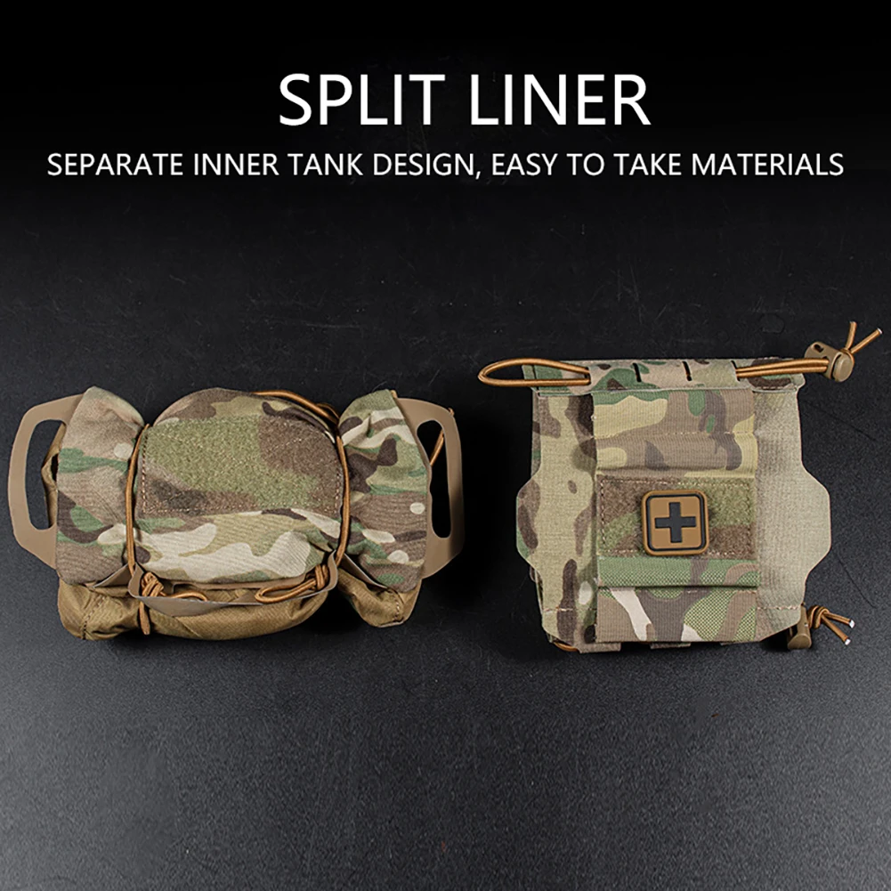 Tactical Military Pouch MOLLE Rapid Deployment First-aid Kit Survival Outdoor Hunting Emergency Bag Camping Medical Kit