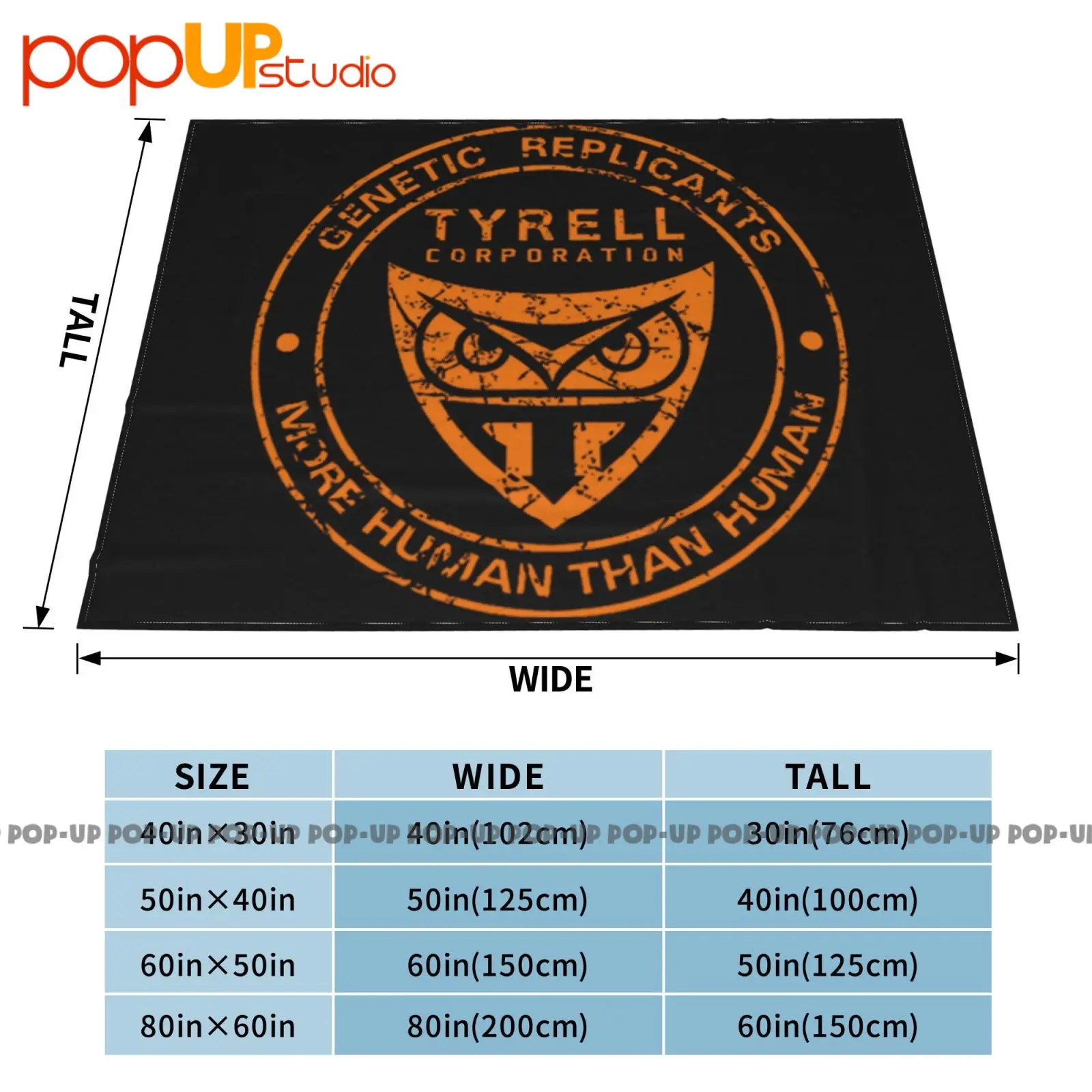 بليد عداء Tyrell Generic Replicant الخيال العلمي فيلم بطانية فائقة النعومة لحاف الشتاء غطاء أريكة أغطية السرير #5