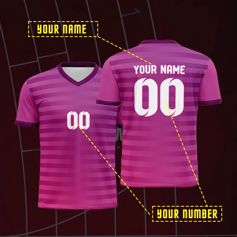 ملابس رياضية مخصصة لكرة القدم تي شيرت برقبة على شكل V للبالغين والمراهقين قمصان تدريب الفريق المخصصة ومجموعات النادي المطابقة للعائلة