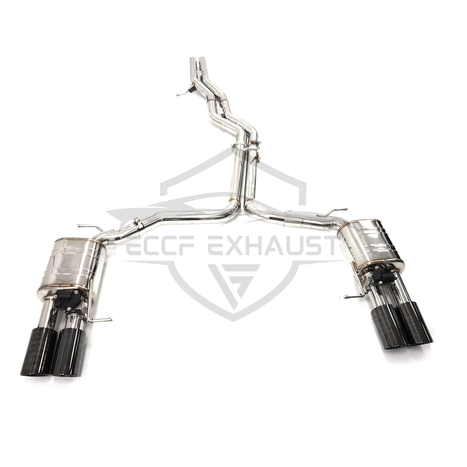 

Выхлоп Catback из нержавеющей стали с клапаном для Audi S6 S7 C8 2,9T, свободно регулируемый звуковой контроль