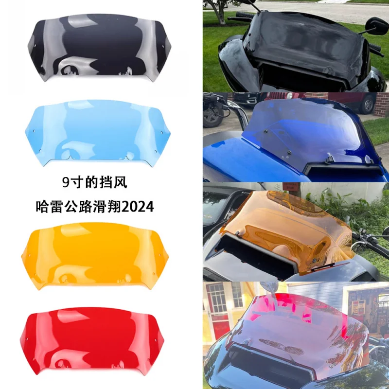 

Suitable for HarleyCVORoad GlideSTMotorcycle Windshield Front Windscreen Deflector Windproof Wear-resistant