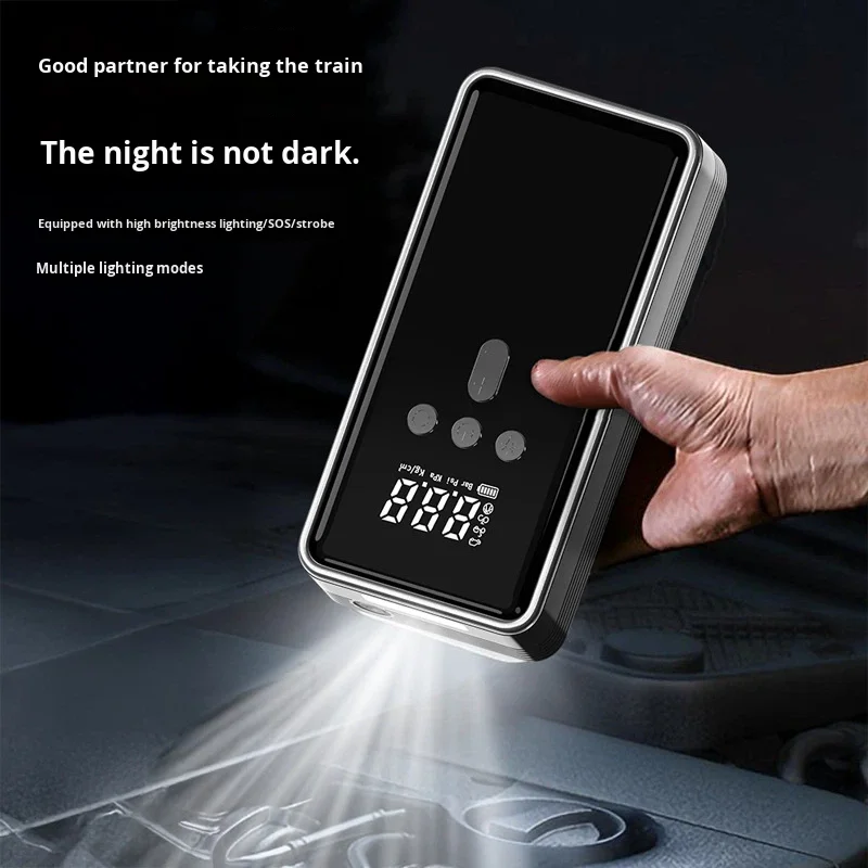 Nowy Model 2025 Uniwersalna Przenośna Stacja Zasilania Rozrusznik Awaryjny do Samochodu Zasilacz Pompa Powietrza Wielofunkcyjny Transgraniczny