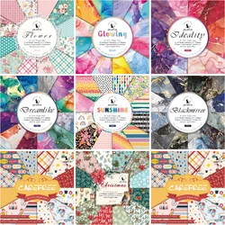 12 Pcs Dazzle Series materiale di sfondo diario di carta decorativo manuale fai da te Scrapbook forniture Collage estetica cartoncino