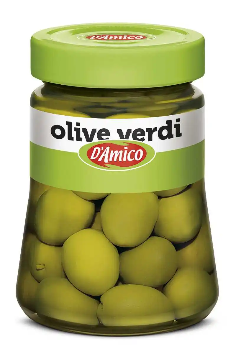 Oliwki zielone Olive Verdi 300g - D'amico