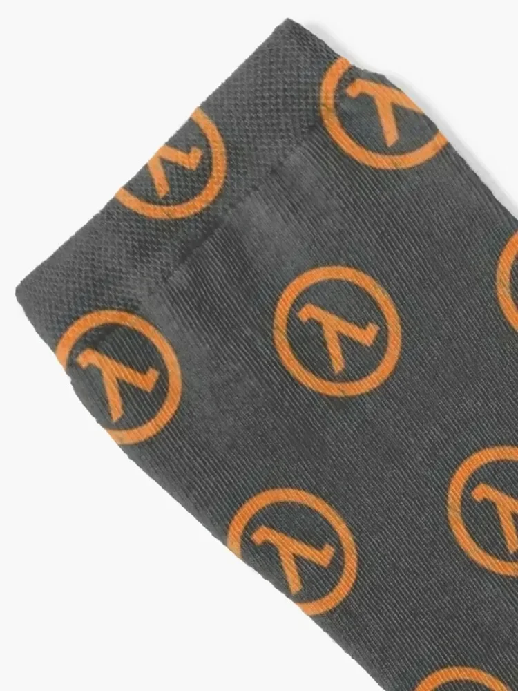 Half Life Lambda Symbol Socks happy summer funny sock Rugby Socks For Women Men's