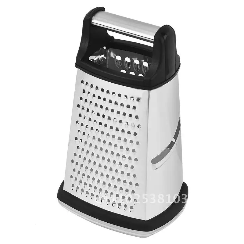 

Терка из нержавеющей стали 430, дизайн коробки, многофункциональная кухонная резак для сыра и овощей, современная минималистичная резина