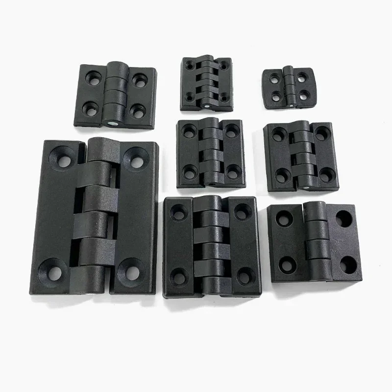 10PCS Clamshell Folding Door Torsion Strong Damping Plastic Hinges Adjustable Stop Fitting Positioning Torque Buffer Hinge