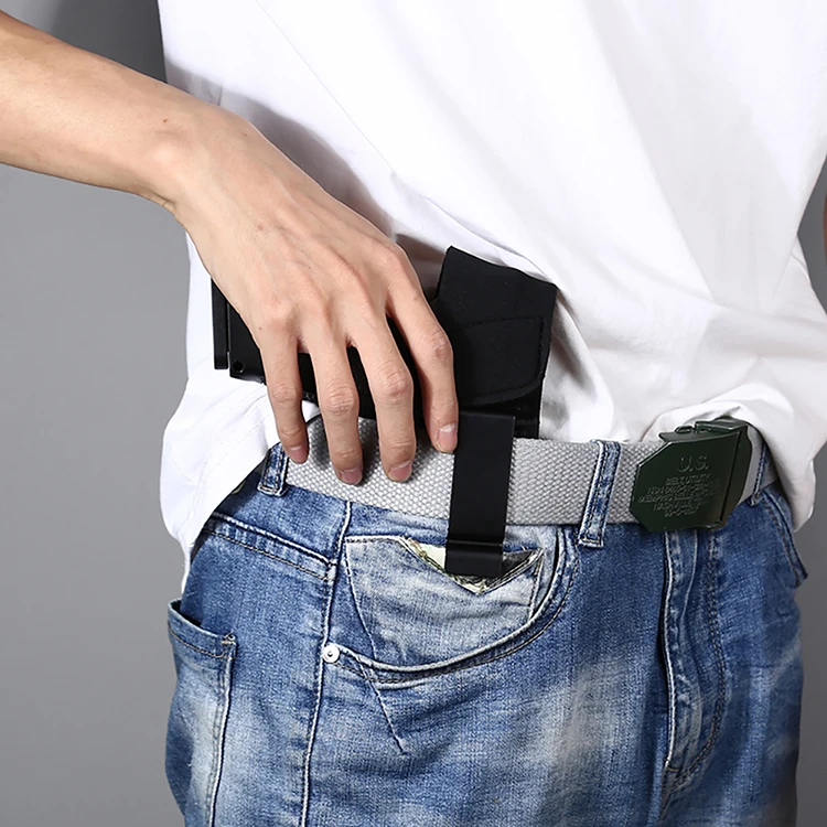 لعبة بندقية الحافظة IWB OWB أخفى حمل مسدس حامل الخصر حقيبة الصيد في الهواء الطلق العالمي اليسار اليمين مشبك معدني مسدس الحافظات