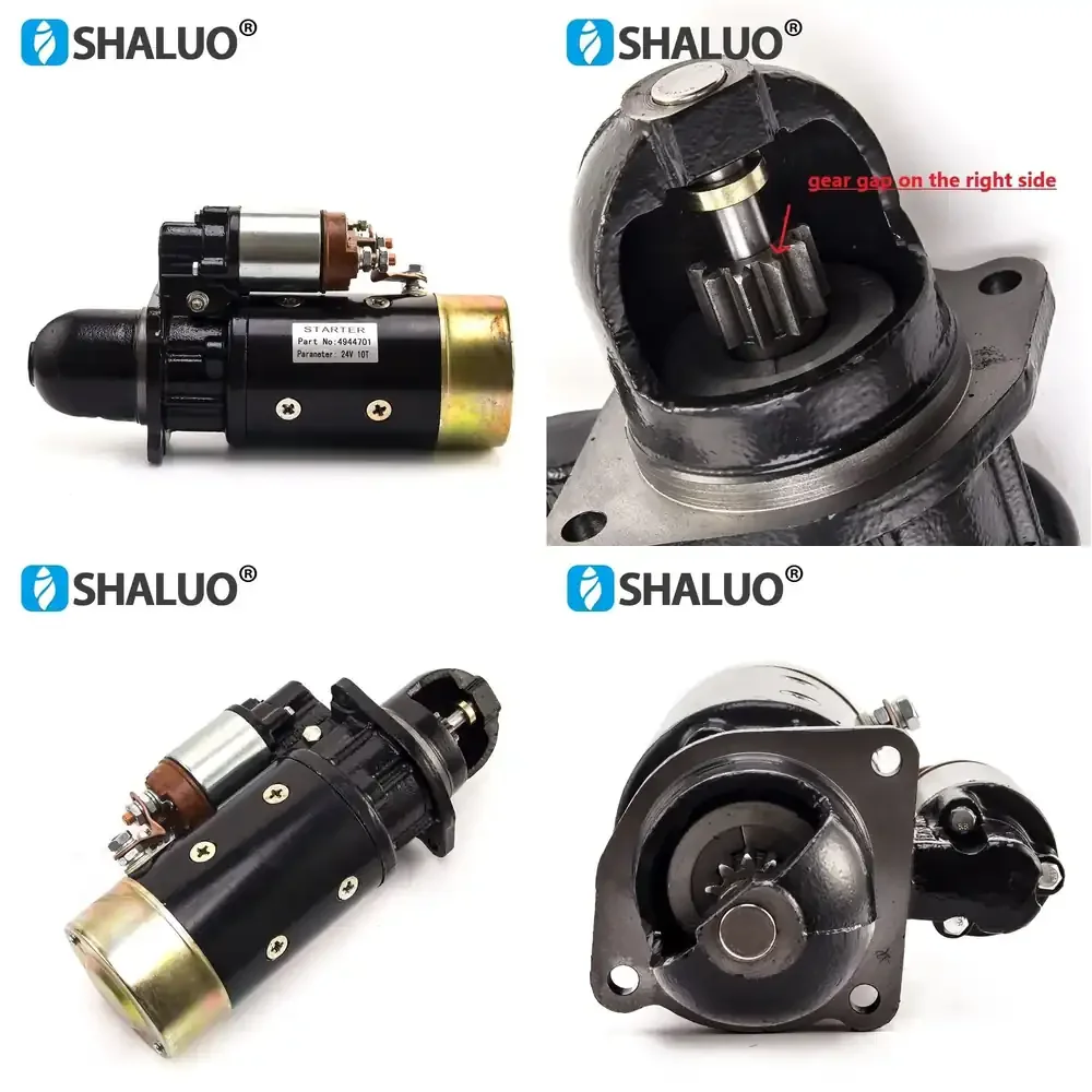 

Engine Starter Motor 24V 3.7KW 10T 4944701 C4944701 for B3.9L 4BT 4BTA Engine DC Motor Starter Generator Parts