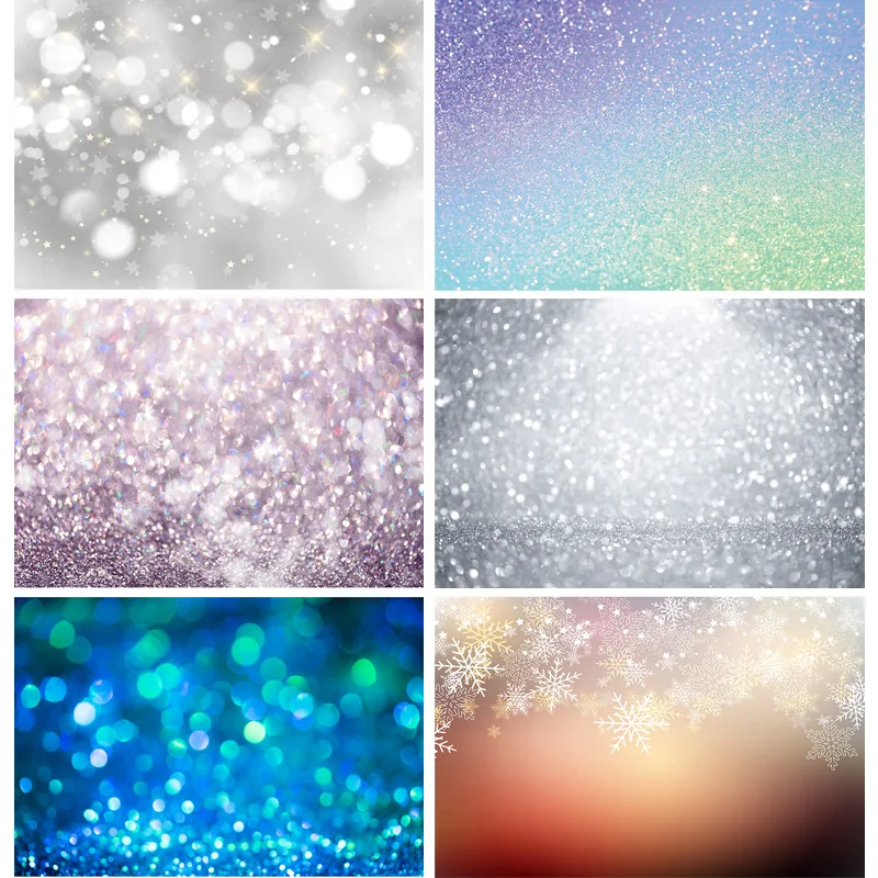 

Vinyl Abstract Bokeh Photography Backdrops Glitter Facula Light Spot Photo Background Studio Photocalls Props 21925 GB-01