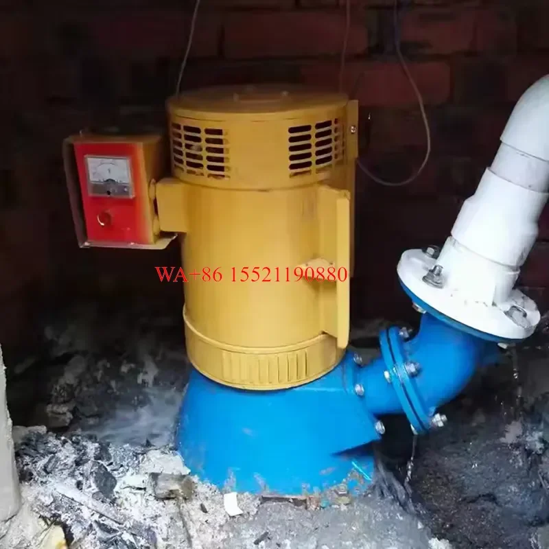 WMWMNU 5Kw Micro Hydro Generator Mini Water Turbine for Electricity Generation