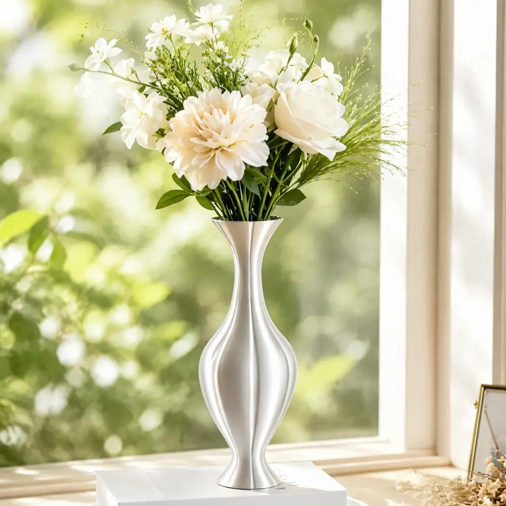 3d Printed Vase Modern Style Flower Vase With Swirl Pattern Aesthetic Floral Display Vase For Living Room Desktop Decor