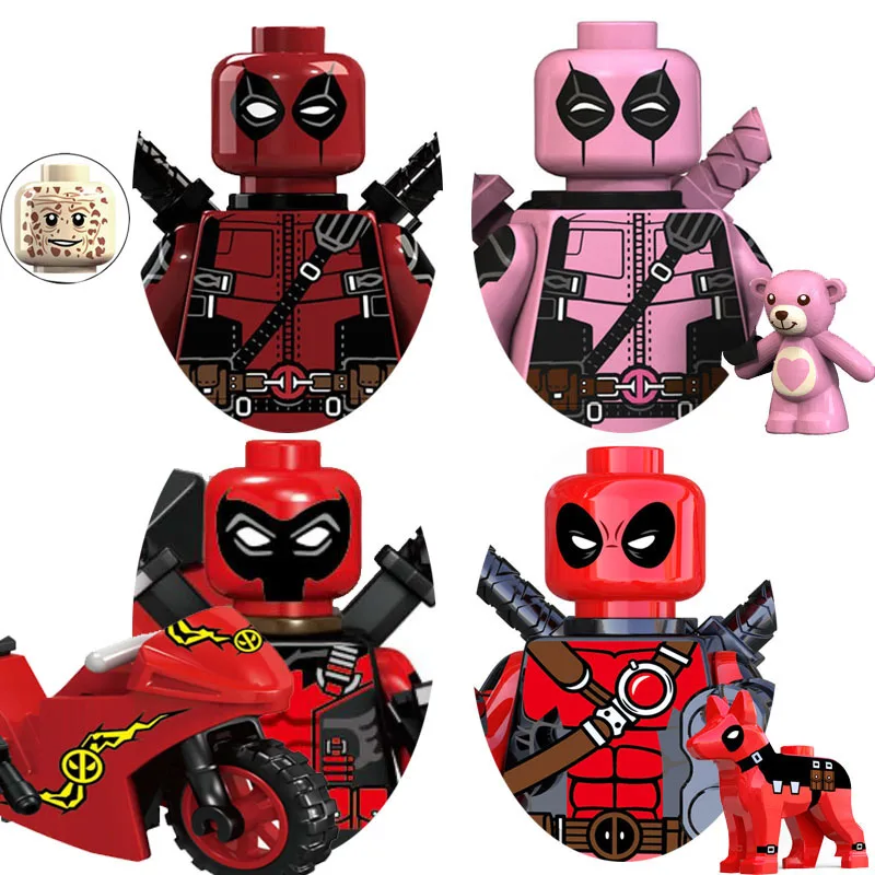 Factory Price!!! Cartoon Assemble Character Christmas Gift Model Figure Blocks Construction Building Bricks Toys For Children