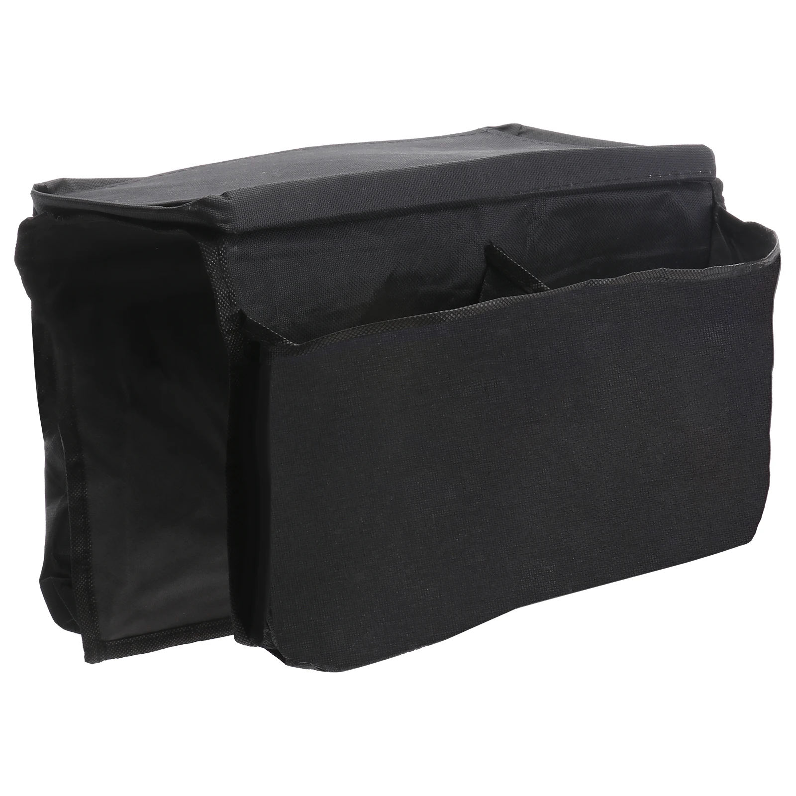 

Sofa Armrest Organizer 4-Pocket Collapsible Storage Bag With Tray For Couch Armchair Holds Remote Magazine Snacks Cups