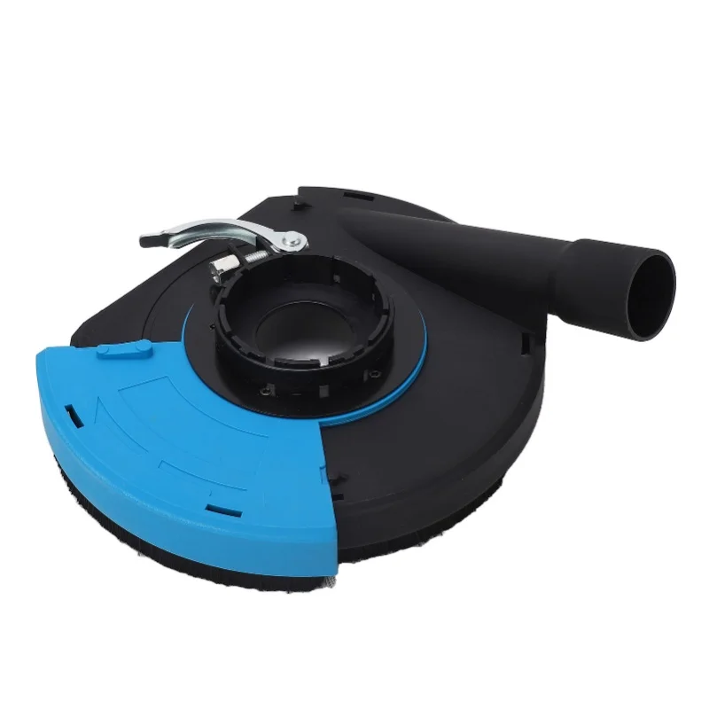 7 Inch 180mm Universal Dust Shroud for Angle Grinder, Surface Grinding Dust Collection Cover, Blue‑Black