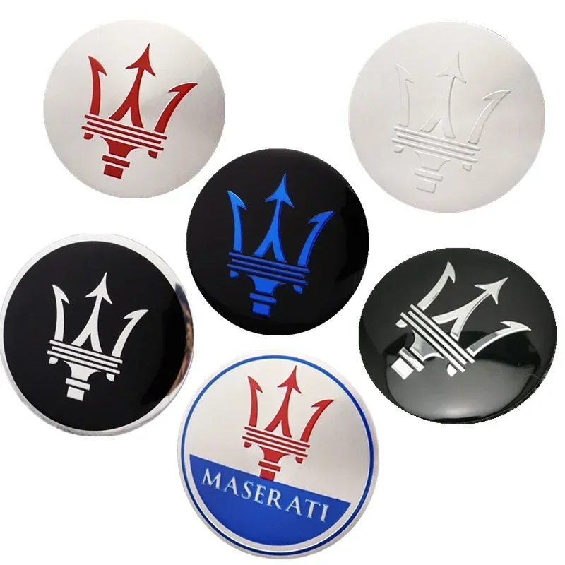 

56.5MM Car Wheel Hub Center Sticker Accessories for Maserati Gran Turismo Ghibli Quattroporte Coupe GT Gransport Coupe Levante