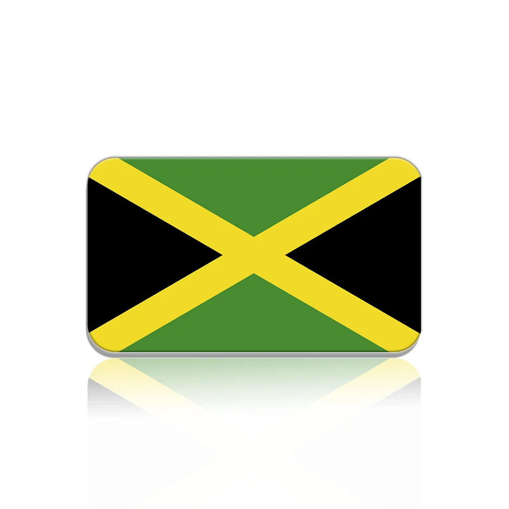 Jamaica National Flag Brooch World Flags Fashion Souvenir Pins Badge - Stylish International Cultural Symbol Accessory