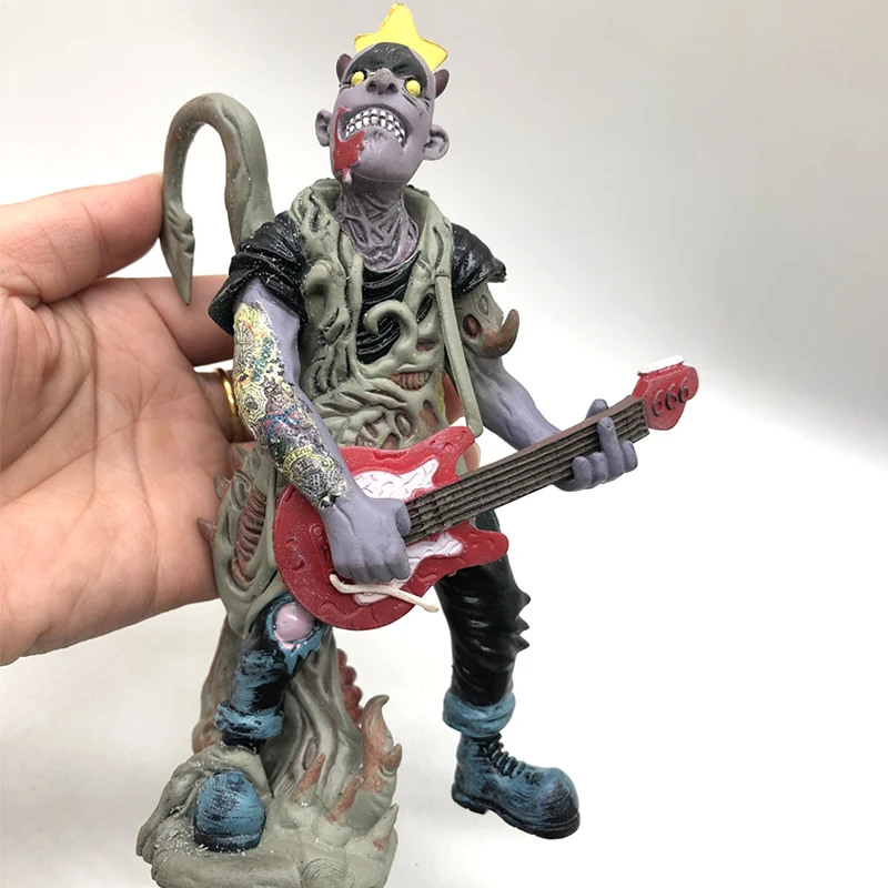 Genuine Bulk Cargo A Murder Band Playing Guitar And Carrying Knives Handmade Toy Models Ornaments Anime Merchandise Toys Statues