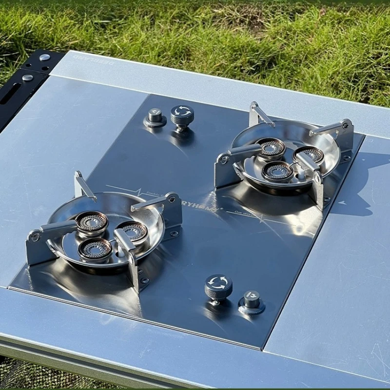 IGT Flat Burner Igt 1 Unit Stove Double Burner 7800W High Power IGT Gas Burner Gas Furance Outdoor Kitchen Camping Gas Stove