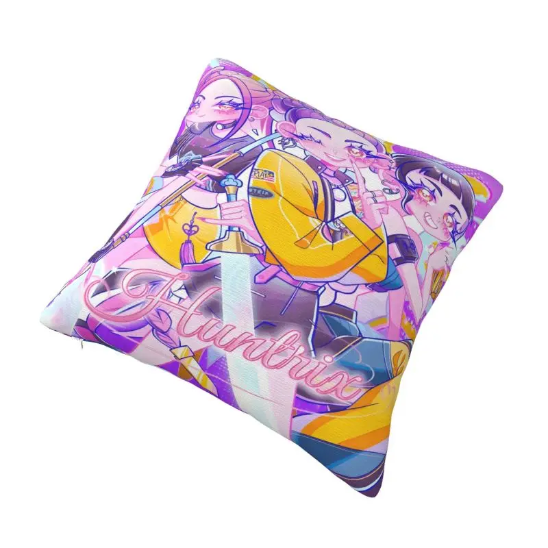 مخصص فاخر Kpop هنتر شيطان أريكة غطاء الوسادة البوليستر هنتركس كيس وسادة