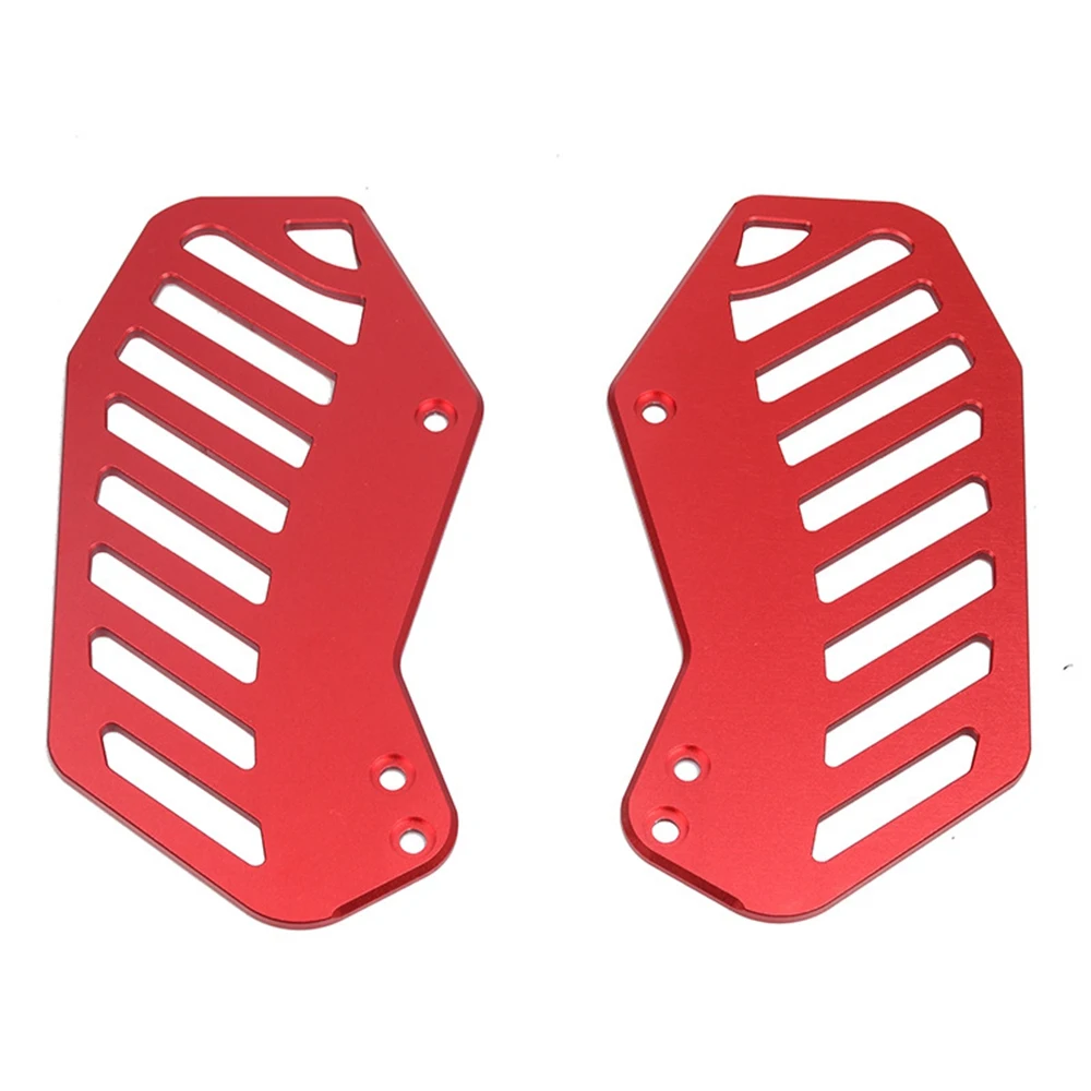 

Motorcycle Scooter Electric Bicycle Front Footrest Step Footboard Pedals Foot Pegs for NIU MQis/MQi2/MS/M2 Red