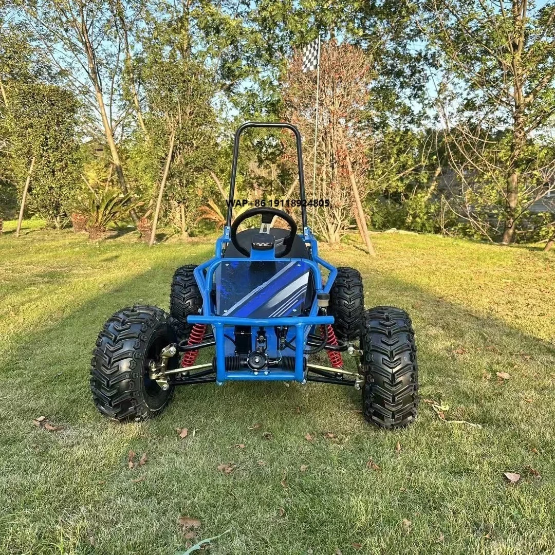 Children's Electric Go-kart 1000w Off-road UTV Four-wheel Motorcycle All-terrain Steel Tube Vehicle Single-person Beach Outdoor