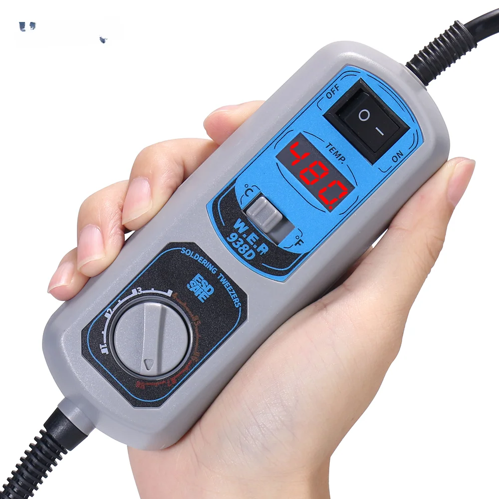 For WEP-938D portable tweezers for repairing mobile phone and other tools soldering iron station image 4