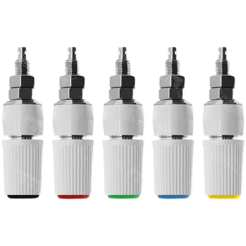 1PCS High Current 30A M5 Type 4mm Amplifier Female Banana Jack Socket Test Binding Post