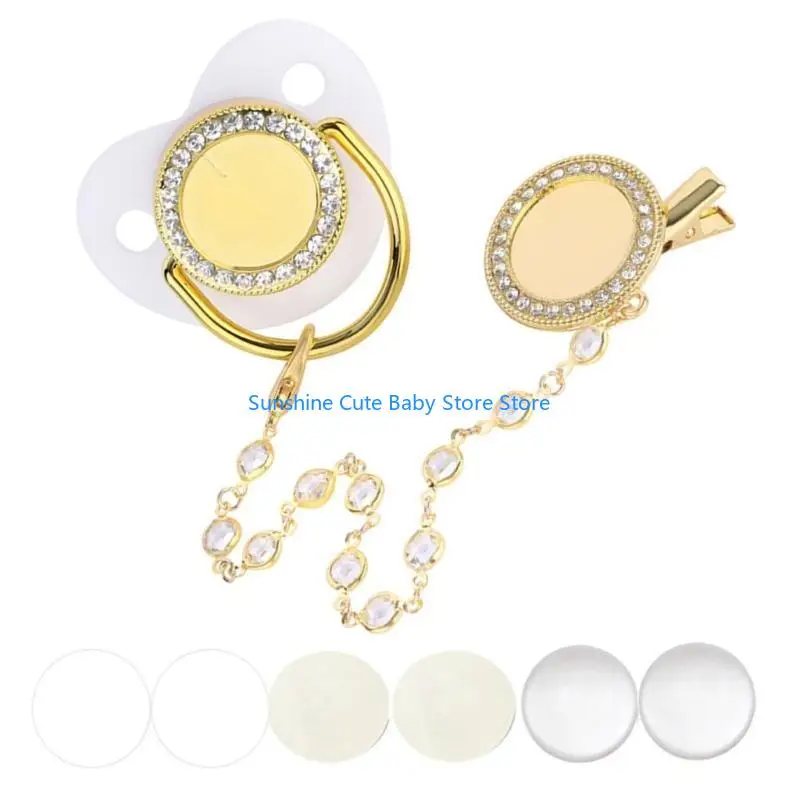 C5AF DIY لهاية أطفال فارغة ناعمة ومهدئة للرضع من عمر 6 أشهر فما فوق #4