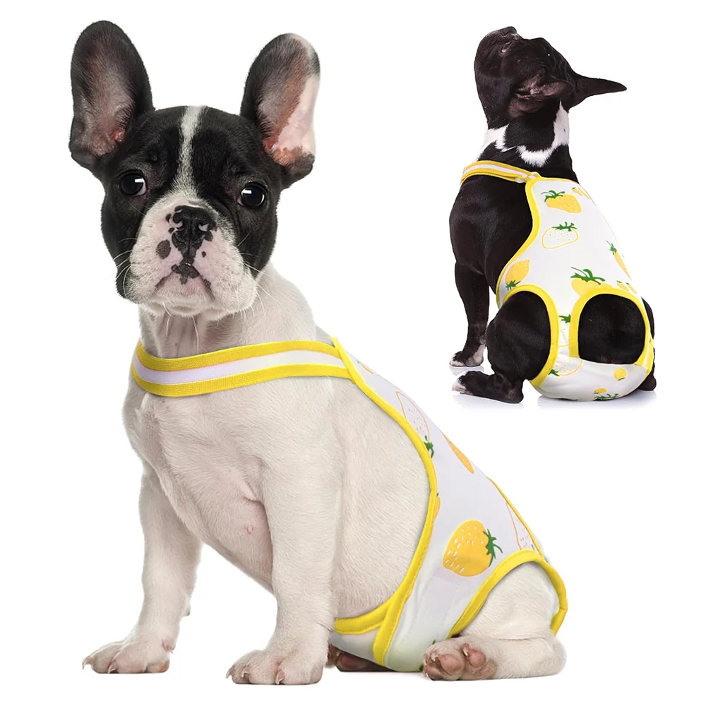 

Female Dog Shorts Diapers Suspenders Physiological Pants Washable Underwear Diapers Sanitary Panties French Bulldog Small Dogs