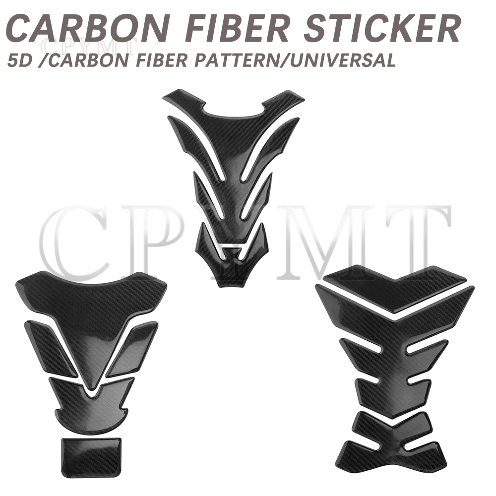 

Carbon Fiber Fuel 5D Decal Sticker Motorcycle Fuel Tank Pad Protector Decal fit for Harley Honda Yamaha BMW Kawasaki Suzuki