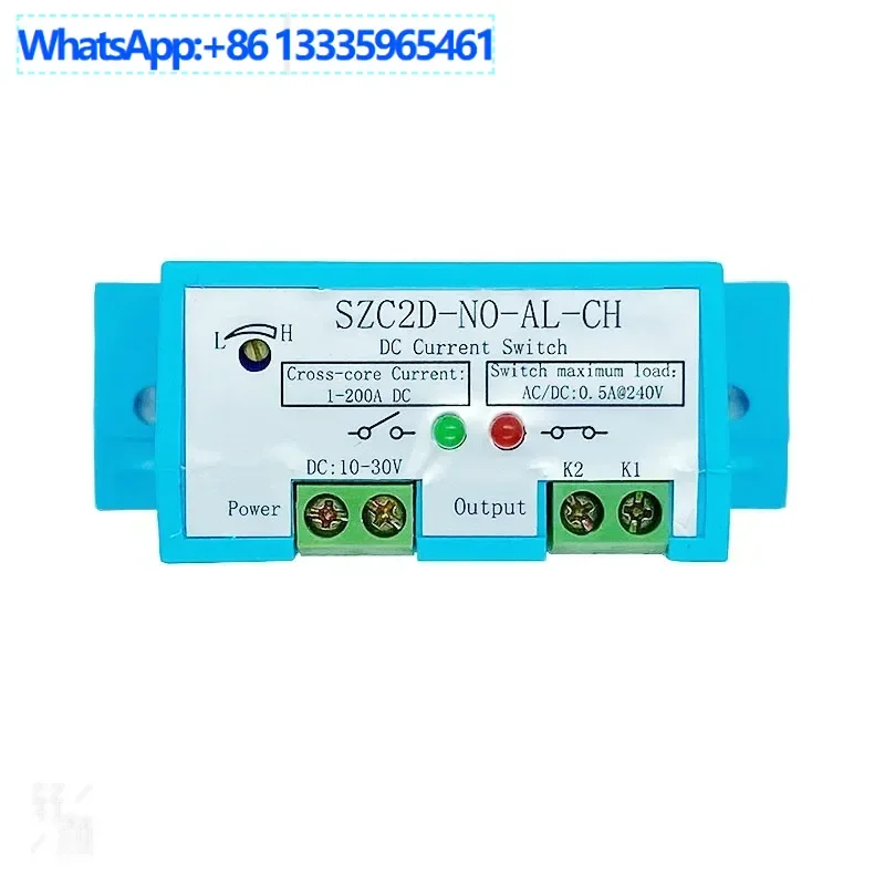 

Переключатель взаимной индуктивности постоянного тока 0-200 А SZC2D-NO-AL-CH Изоляция постоянного тока, переключатель обнаружения и управления ПЛК
