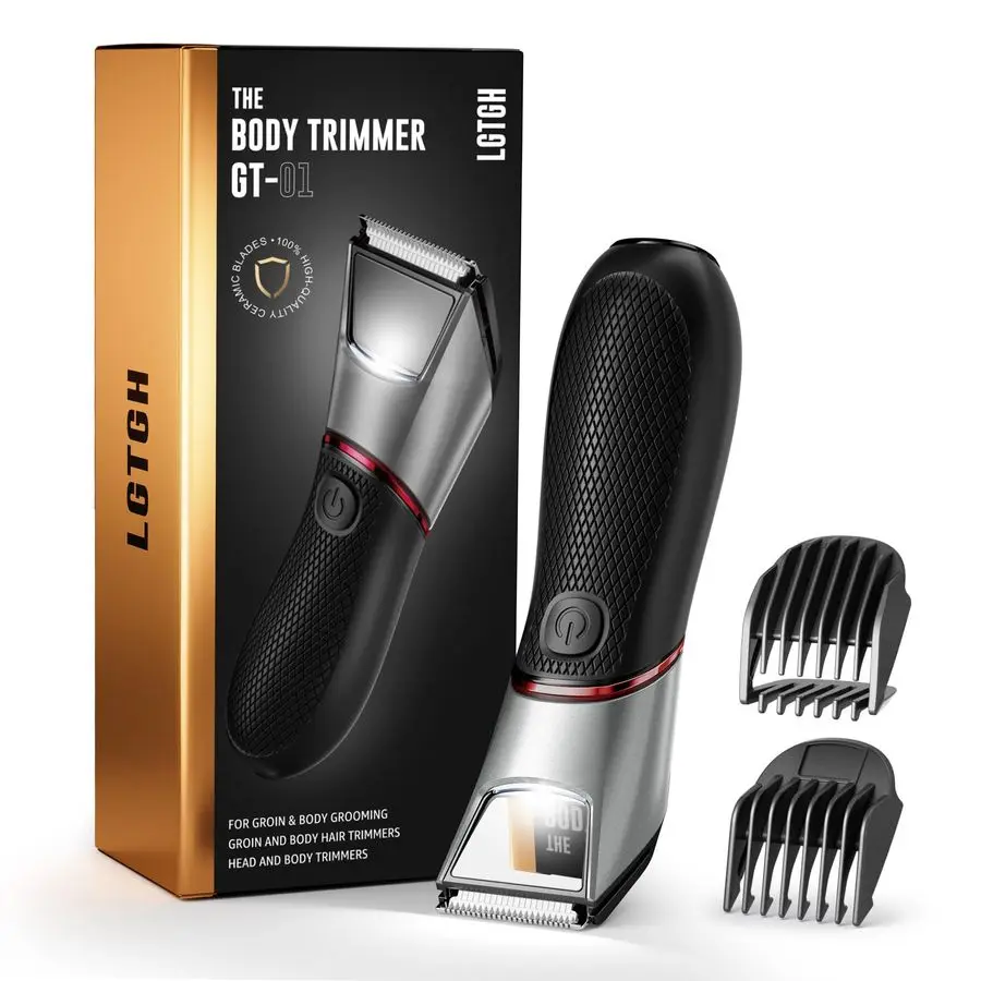 

Groomer for Men Pubic Hair Trimmer with Mirror amp LED Light Electric Ball Shaver with Ceramic Blades amp Travel Lock Mens Shave