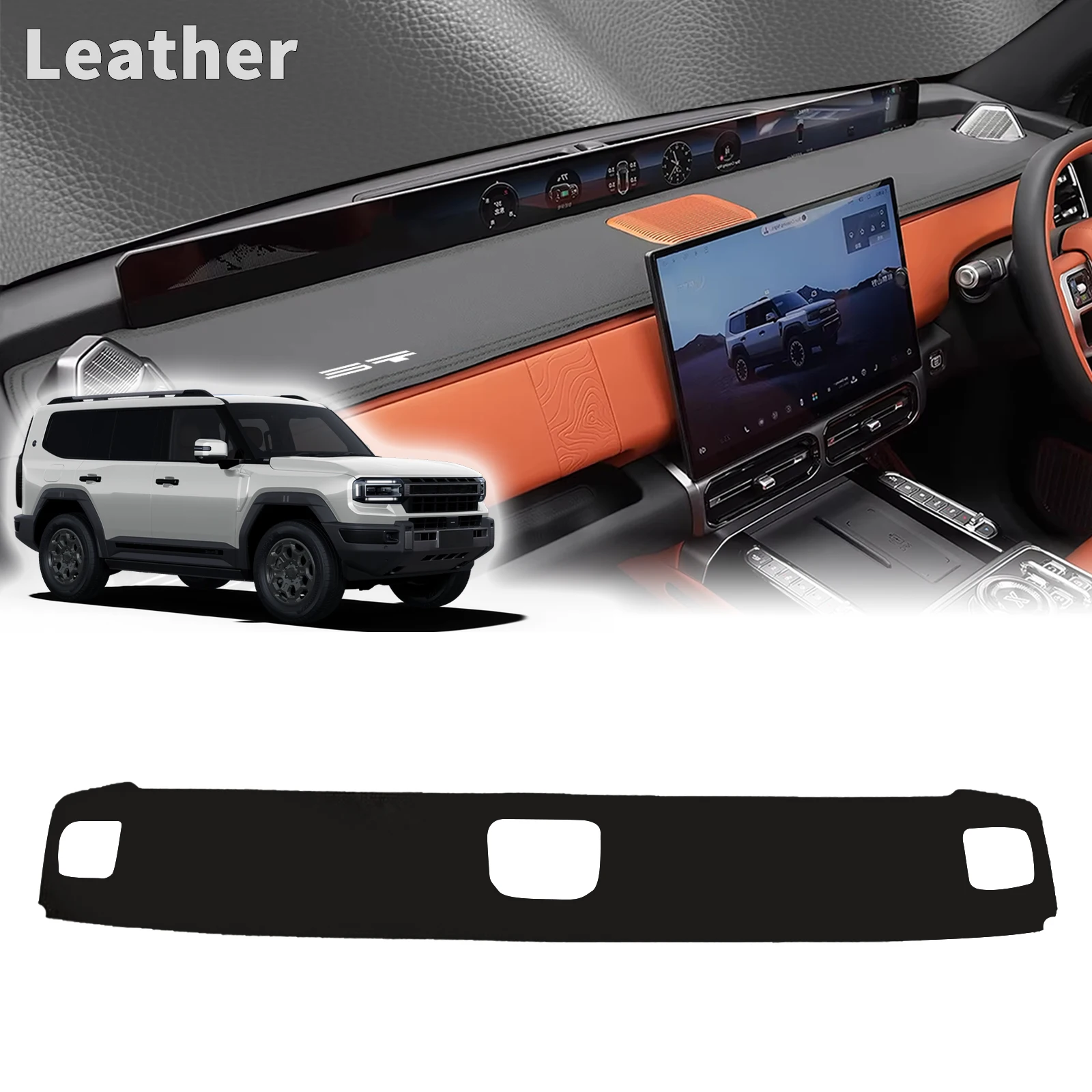 

fit for Jetour G700 2025 2026 Car Anti-Glare UV Dashboard Cover Dashmat Non‑Slip Protective Dash Mat Pad Auto Accessories