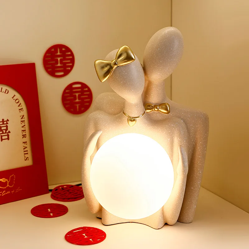 

Bei Hanmei креативная пара, Стайлинг, атмосфера, ночник, орнамент, День святого Валентина, свадебные украшения для дома, праздничные подарки Qixi