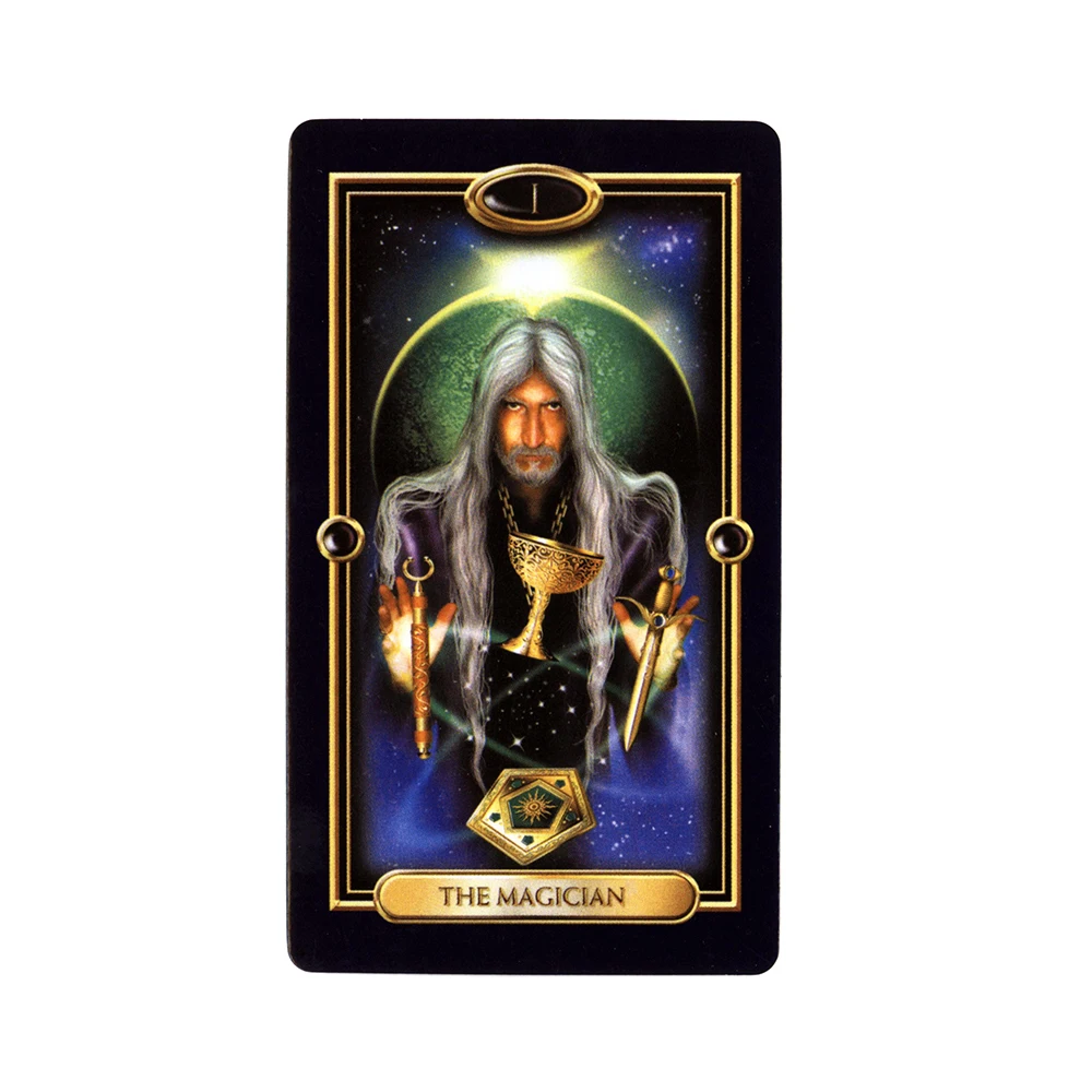 2021The Most popular gold Tarot Deck  Affectional Divination Fate Game Deck Palying Cards For Party Game  English Version