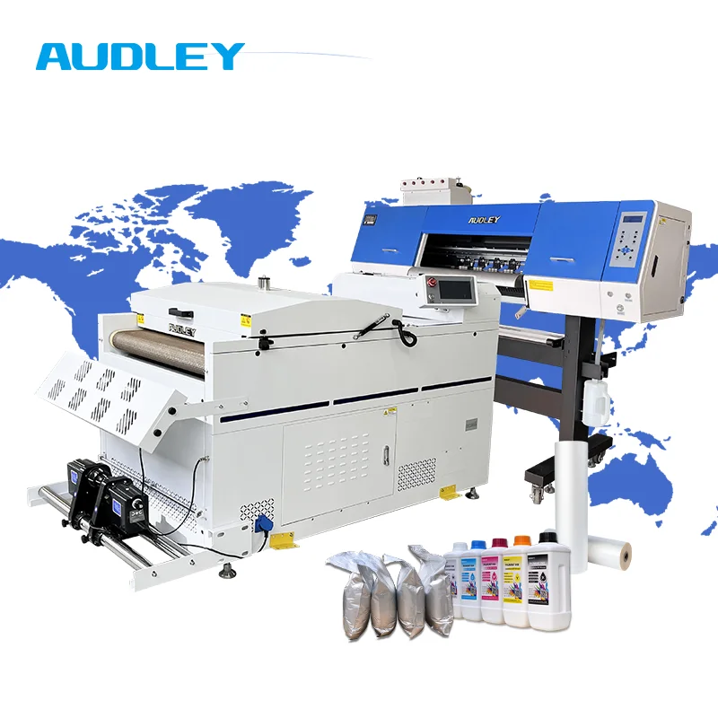 

2 Or 4 Head I3200 Digital Audley DTF Printer 60cm A3 PET Film Offset T-shirt DTF Printing Machine Shake Powder DTF Printer I3200