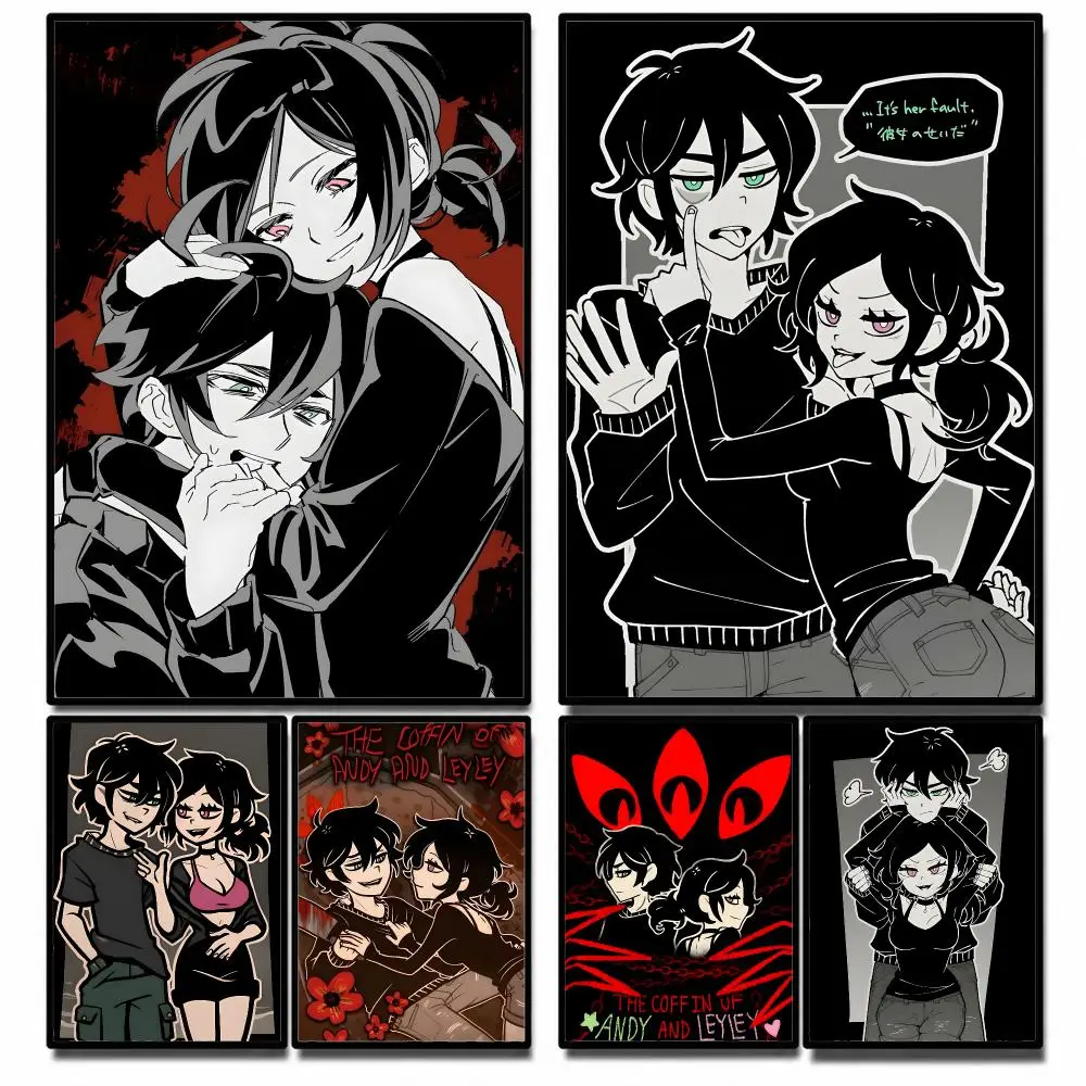 Game The Coffin Of Andy And Leyley Poster High-definition  stickers, suitable for bedroom, living room, home decoration