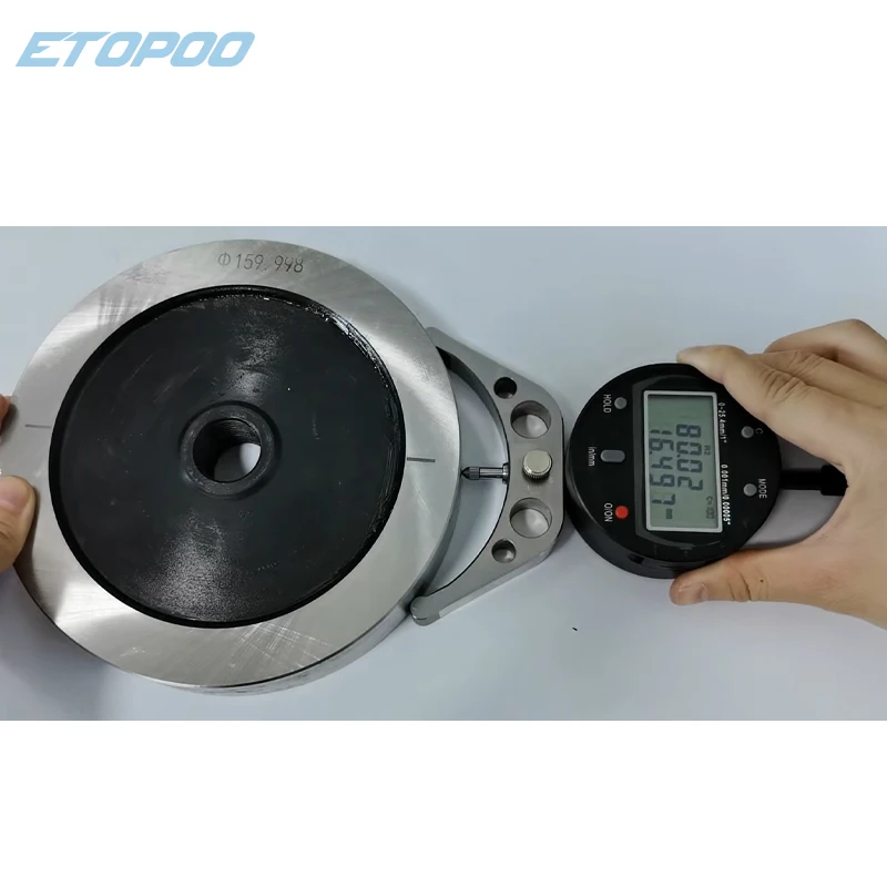 R5-700/R70-980/R200-2200/R400-6000 نطاق كبير جدًا مقياس نصف قطر رقمي مؤشر نصف قطر رقمي مقياس نصف القطر الخارجي الداخلي